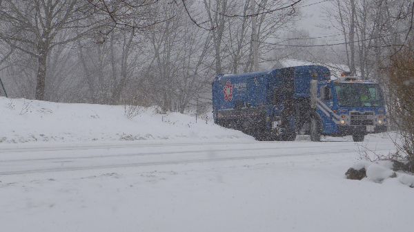 Snow Day Trash Collection 1