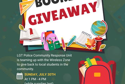 School Backpack Giveaway- July 30, 2023