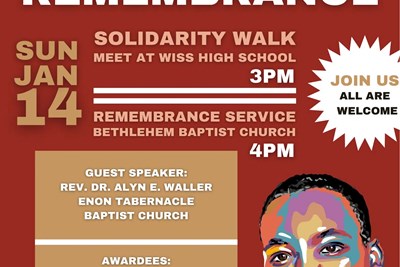 Martin Luther King Jr.- Solidarity Walk & Service of Remembrance