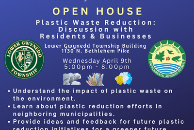 Plastic Waste Discussion Open House- April 9th