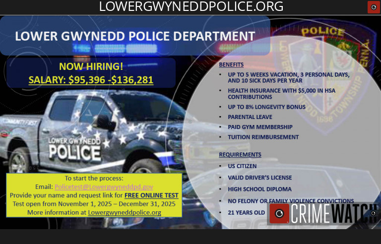 Lower Gwynedd Hiring 2026