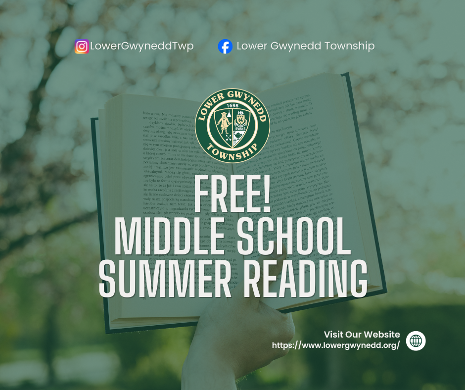 Free! Middle School Summer Reading