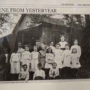 A glimpse into early 1900s education in Lower Gwynedd—this is what a traditional schoolhouse and classroom looked like during that time